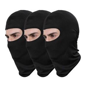 야외용 에어소프트 모터사이클 후드 헬멧 발라클라바스 헤드웨어용 스키 마스크 반다나 페이스 모자 3팩