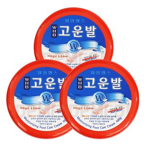 웰빙헬스 고운발크림 3개 풋크림 발각질제거 풋케어 발보습제