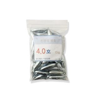 친환경 양도래추 벌크 봉돌 4.0호 40pcs 국내생산