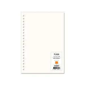 이글바인더 A5 20공 속지 무선 무지노트 100g 미색 500매 / 바인더 다이어리 타공 리필지 내지 용지