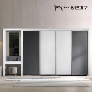 단테 모던 화장대 파우더 슬라이딩 붙박이장 30cm