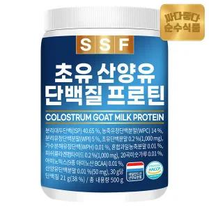 순수식품 초유 산양유 단백질 프로틴 쉐이크 실속형 500g x 1통 / 파우더 유청 퀄리고트 콜라겐