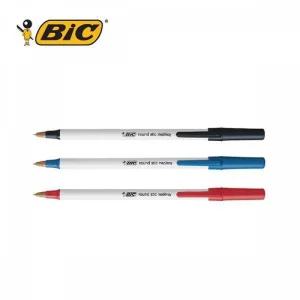 빅 라운드 스틱 볼펜 1.0mm 12개입