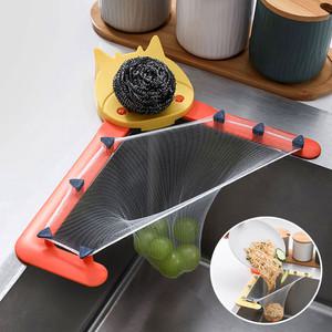 음식물 간편 처리 컬러 카우 거치대 + 거름망 50p 쓰레기통 물기 제거