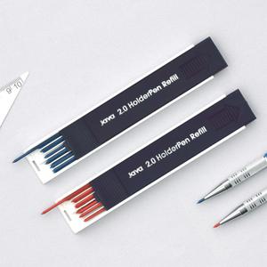 자바펜/java 홀더심 [2.0mm/B/HB/흑/청/적] 홀더샤프심/제도/연필심