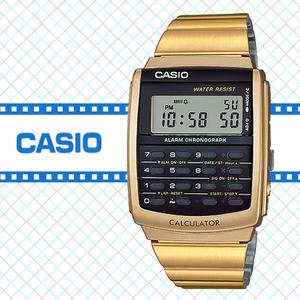 CASIO/CA-506G-9A/메탈밴드/계산기시계/듀얼타임/스톱워치/학생시계/카시오/CA-506G