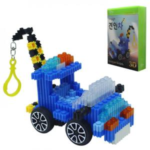 뚝딱 3D 입체 툭툭블럭 교통수단 NO.04 견인차 나노 디폼 블럭