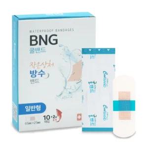 밴드골드 쿨밴드 방수밴드 일반형(12매입) 아쿠아 반창고