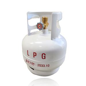 피엔코 스틸 가스통 3kg  해바라기버너 LPG가스통