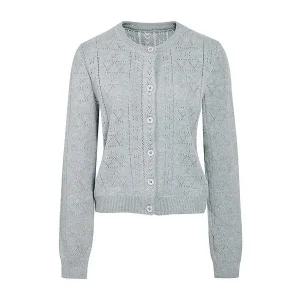 [JJ지고트](광주신세계)다이아 펀칭 라운드넥 가디건 GPAN1CD101