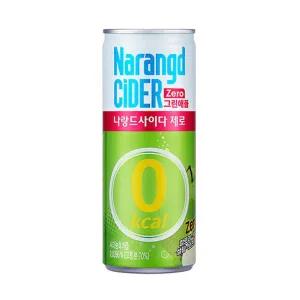나랑드사이다 제로 그린애플 245ml 30캔