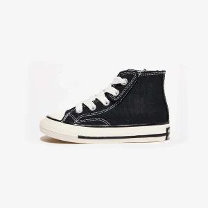 컨버스 척 70 빈티지 캔버스 인펀트 블랙 하이 BLACK WHITE EGRET 241484