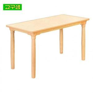 어린이 자작합판 H5-2 H650 사각책상 원목다리 안전