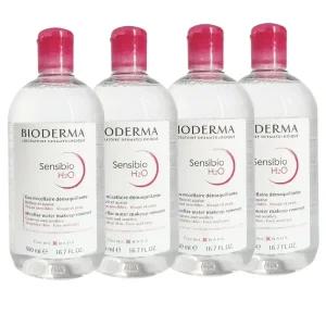 바이오더마 센시비오 클렌징 워터 H2O 500ml 4개 세트 MS-1031