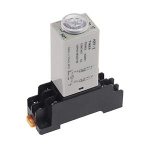지연 타이머 미니 타임 릴레이 PYF08A 8 핀 베이스 0-60 분 H3Y-2 DC12V DC24V AC110V AC220V