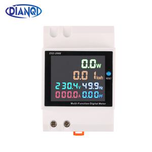 호환 AC 모니터 110V 220V 380V 100A 전압 전류 역률 활성 KWH 전기 에너지 주파수 측정기 VOLT D52-2066