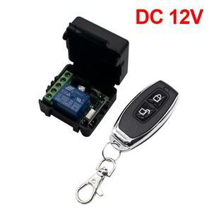 전동커튼 무선 릴레이 리모컨 스위치 리시버 송신기 차고 문짝 오프너용 433 MHz DC 12V 1 채널