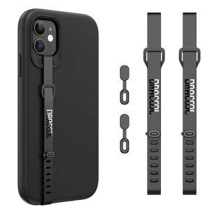 2pcs 소프트 TPU 지우기 팔찌 핸드 밴드 실리콘 그립 전화 손 손가락 반지 홀더 스트랩 밧줄 삼성 폰 킥 스