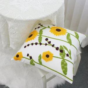 [샤이닝홈]러프 소파 쿠션 45x45 카멜리아 I