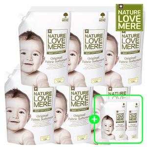 아기섬유유연제 1300ml 리필형 3팩+3팩+(GIFT)850ml 리필 2팩더 총 8팩[향선택가능]