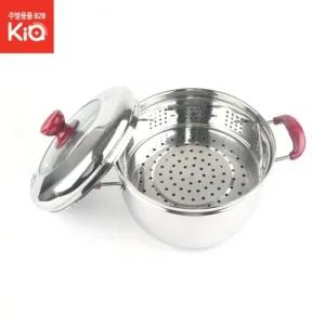 러브송 2단찜곰솥 스텐찜통 찜기 시루솥 업소식당 가정용/깊은냄비/곰솥/찜냄비/대량조리/육수냄비/대형솥