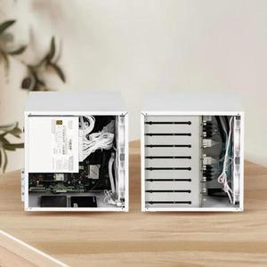 백보드, ATX 전원 공급 장치, 높이 PCIe, Qunhui AIO 스토리지, UNRAID를 갖춘 Sagittarius 8베이 NAS 섀시