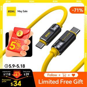 240W FUTU Adonis 3FT 호환 120Gbps 케이블 THE PD3 USB4 USB 8K AOHI