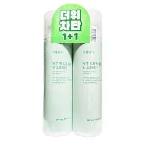식물나라 제주알로에 쿨링 선 스프레이 100ml+100ml (1+1) 선크림 x2SET (AD)