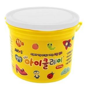 아모스 창의력 오감발달 요술점토 대용량 아이클레이_흰색 900g
