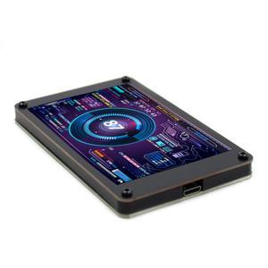 듀얼 USB 컴퓨터 온도 모니터링 3.5 인치 IPS DIY PC 디스플레이 보조 화면 CPU GPU RAM HDD 미니 ITX 케이