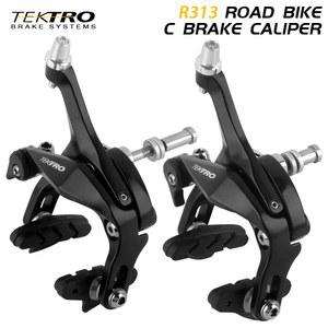 자전거 뒷 브레이크 TEKTRO R313 로드 바이크 림 25C 28C 스피드 듀얼 피벗 켈리퍼 접이식 전방 후방 라이딩 부품