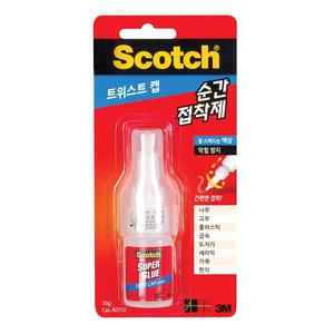 3M 순간접착제 트위스트형 AD110 10g 60개