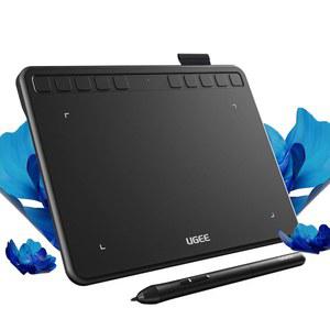 그래픽 드로잉 태블릿, 10개의 핫 키가 있는 UGEE S640 디지털 패드, 8192단계 배터리 없는 스타일러스 지원 안드로이드/Windows/Mac OS/크롬 OS/리눅스 6.5x4인치 펜 태블릿