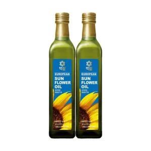[CJ제일제당][CJ]백설 유러피안 해바라기유 500ml x2개