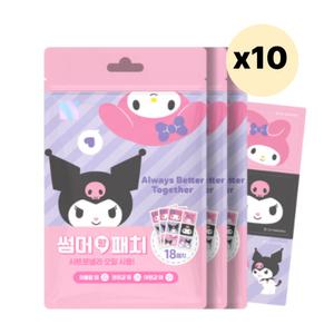 아텍스 썸머 패치 모기 퇴치 스티커 유아 산리오 30EA