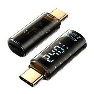 수피 USB4 썬더볼트 호환 C to C타입 40Gbps 8K 240W 전력표시 초고속충전 젠더 GD15