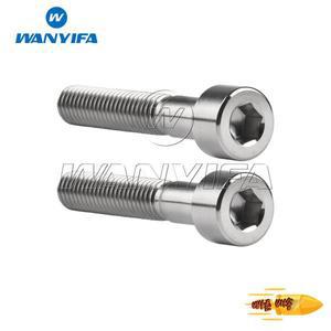 Wanyifa M6x35/40mm 자전거 헤드셋 볼트 티타늄 Ti 스템 탑 캡 나사 2개