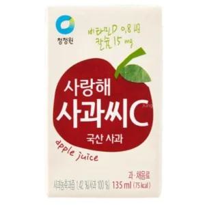 청정원 사랑해 사과씨C 아이음료 피크닉 소풍 135ml 32개