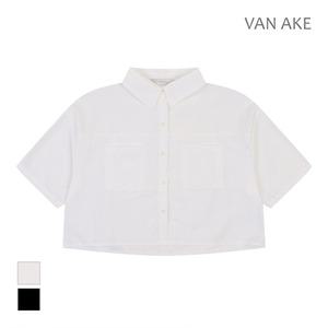 [반에이크] 루즈핏 반팔 셔츠_VB38BLQ310Z