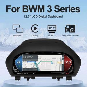 12.3인치 BMW 3/5 시리즈 F30 차량 LCD 대시보드 속도계 디지털 계기판 카플레이