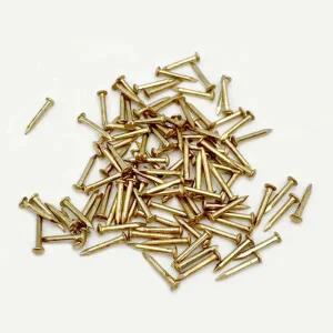 금색못 작은머리 쇠못 나무 못 스트링아트 목공용 AC 1.2x10mm 100개
