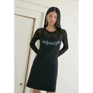 시스루 조직 변형 라운드넥 풀오버 ER1KL160