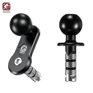 오토바이 마운트 포크 스템 베이스 GoPro insta360 One X2 카메라 폰 액세서리 용 1 인치 볼 헤드 GPS 네비