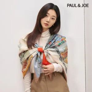 NEW 울실크 빅 숄 스카프