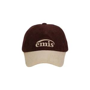 EMIS 이미스 CORDUROY TWO-TONE BALL CAP-WINE 544335