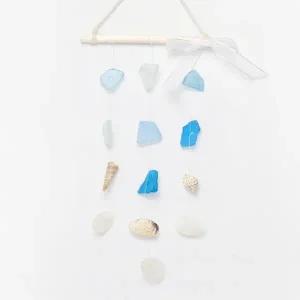 바다 유리 자개 모빌 만들기 DIY 키트 업사이클링 공예 씨글라스 썬캐쳐 행잉 인테리어소품 리사이클링 환