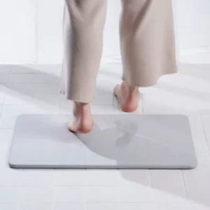 자주 규조토 발매트 미끄럼방지 물기흡수 60x39그레이
