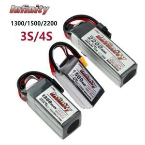 FPV 레이싱 드론용 Infinity 1S 2S 3S 4S LiPo 리튬 배터리, 450/550/850/1300/1500/1550/2200mAh 85C 95C
