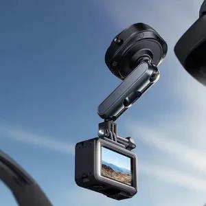 액션 카메라 360용 전기 진공 차량용 마운트    DJI AKASO GoPro Insta360 시리즈와 호환되는 조정 가능한