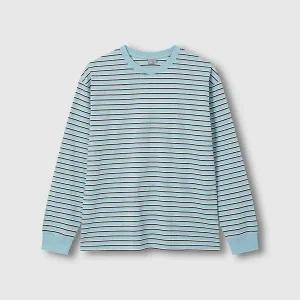 [JAJU](강남점)25F/W 여 스트라이프 긴팔 티셔츠 J115401011